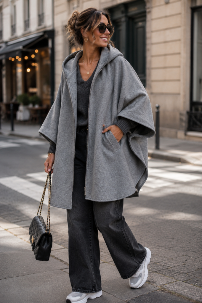 manteau cape oversize dixie