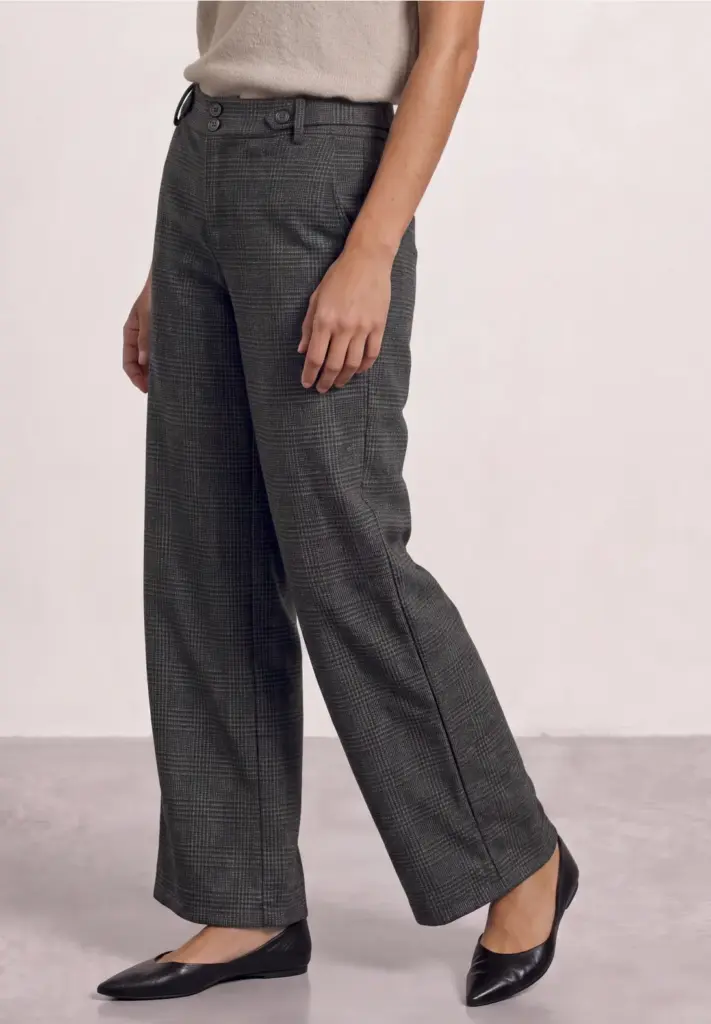 pantalon carreaux taille haute street one