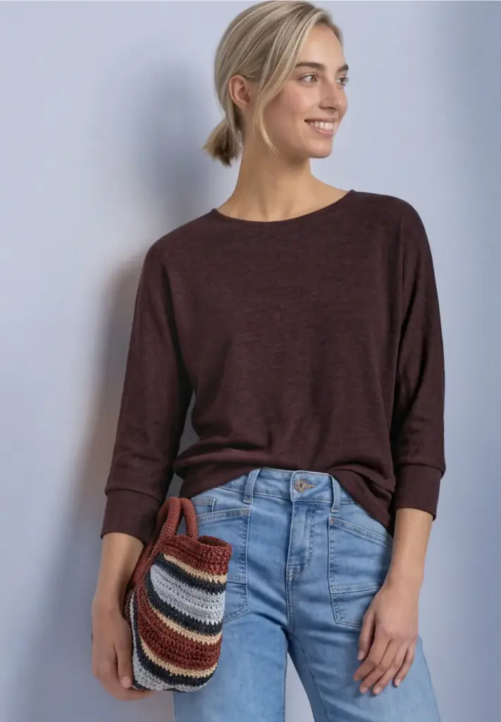 t shirt manches chauve souris street one