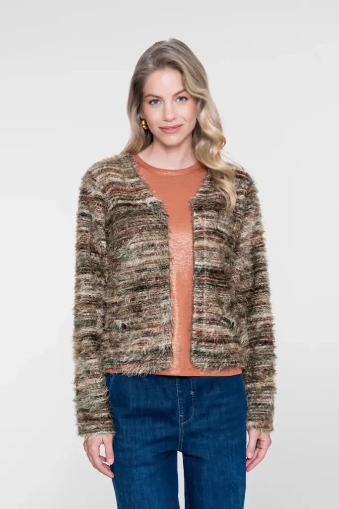 gilet multicolore geisha