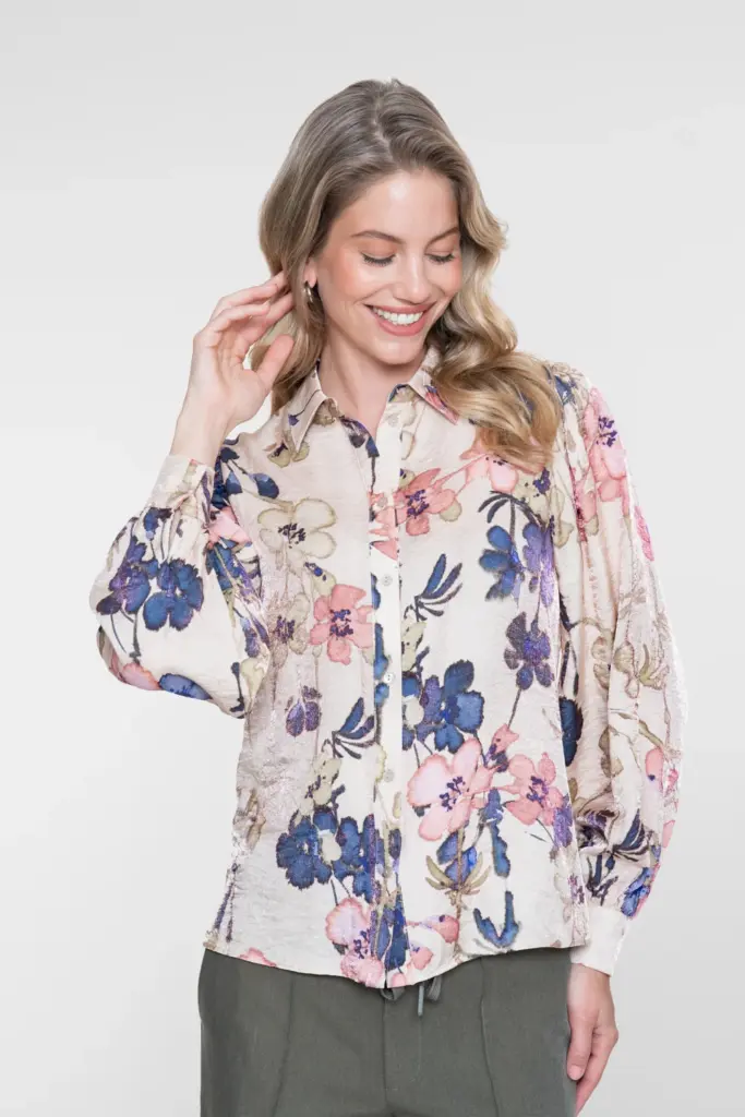 chemise floral geisha