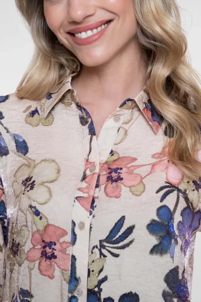 chemise floral geisha