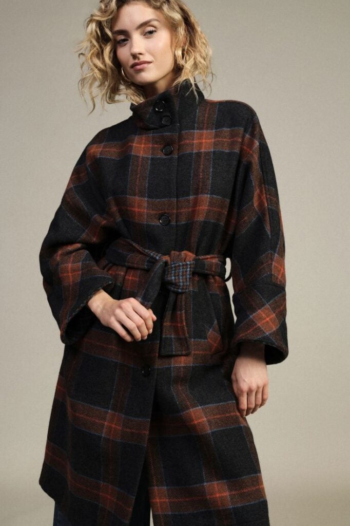 manteau carreaux dixie