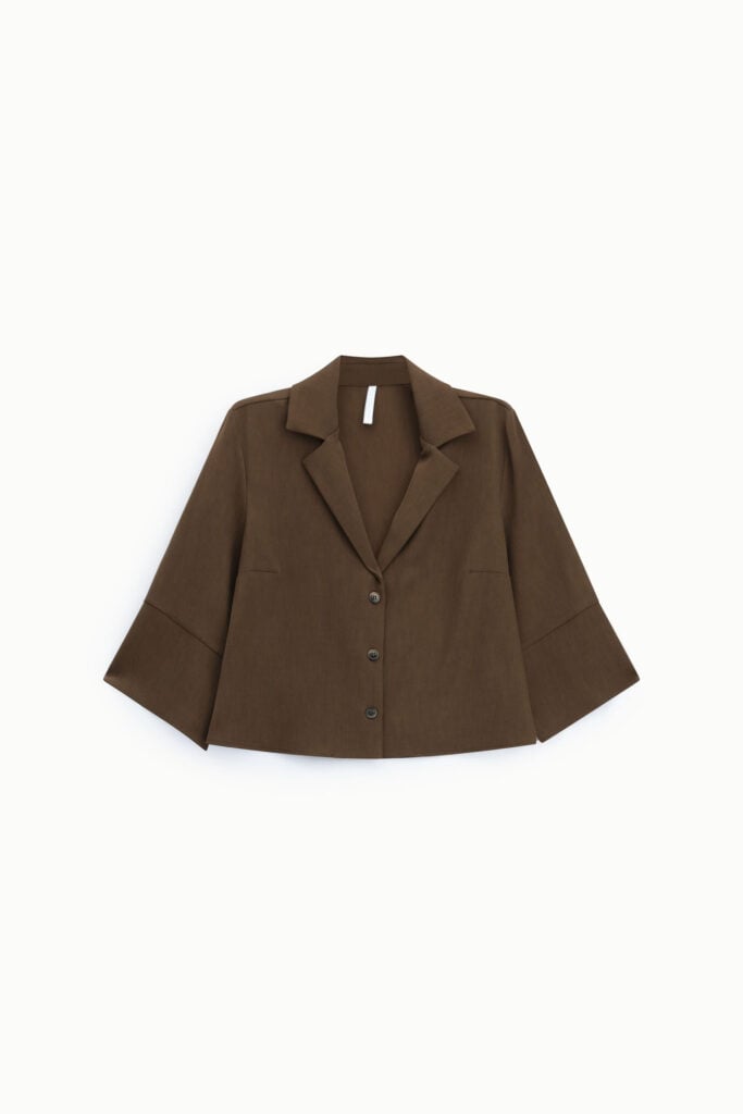 chemise cropped fluide imperial