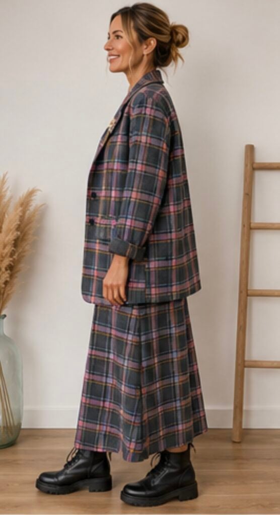 blazer carreaux dixie