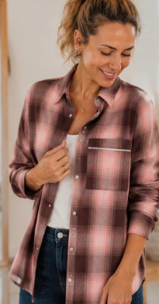 chemise a carreaux geisha