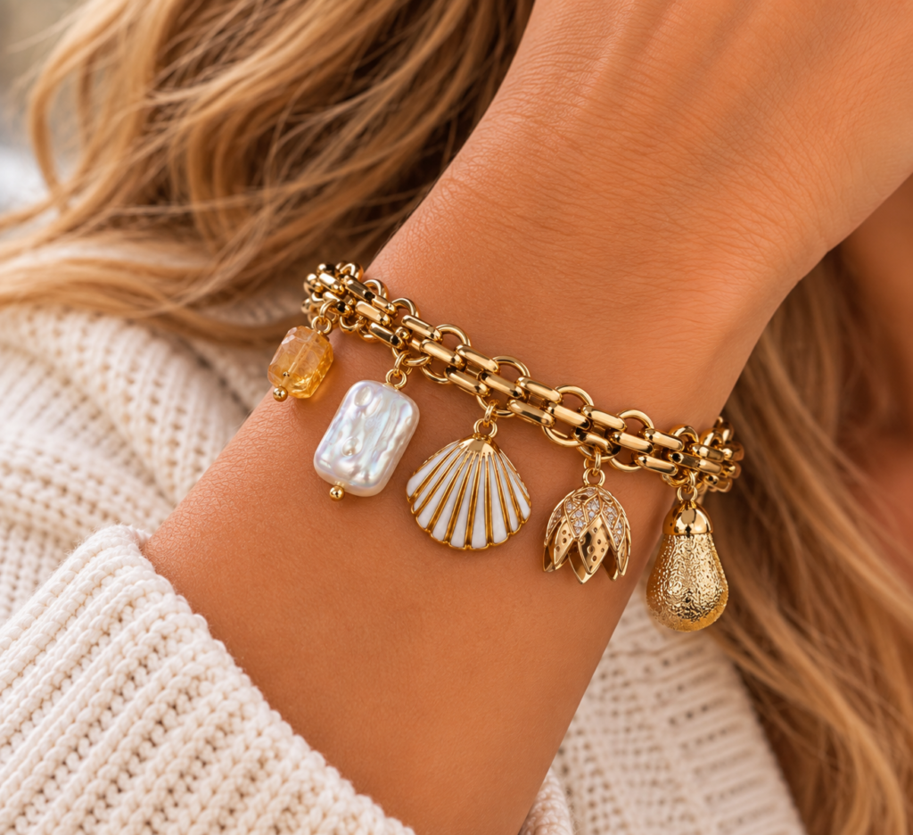 bracelet pampilles coquillage jorgina