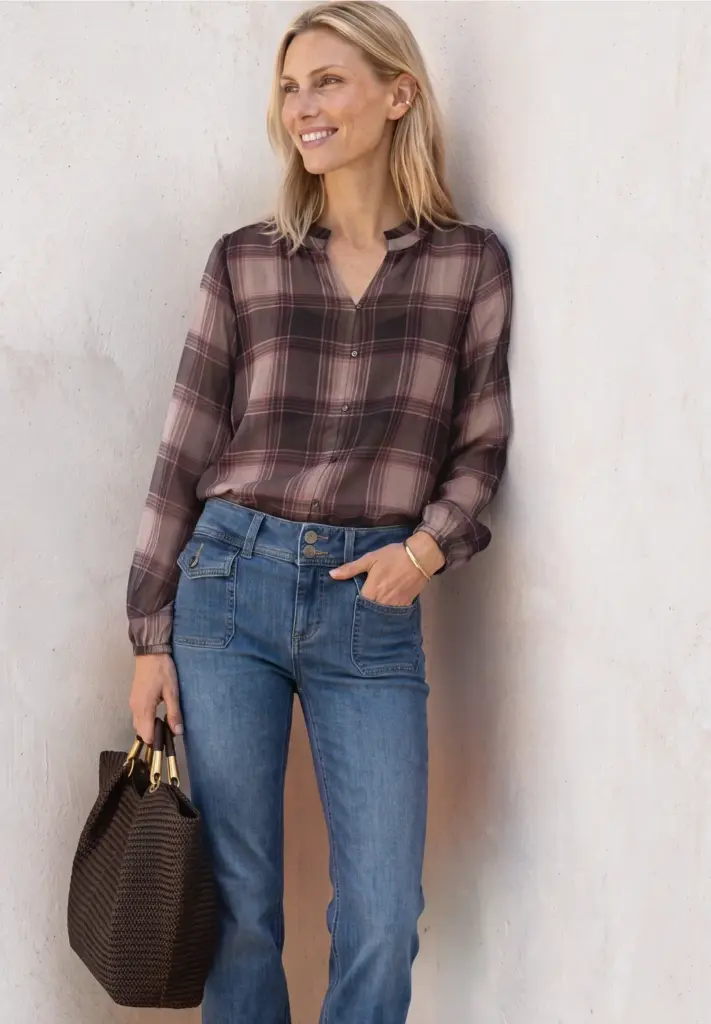 blouse a carreaux street one