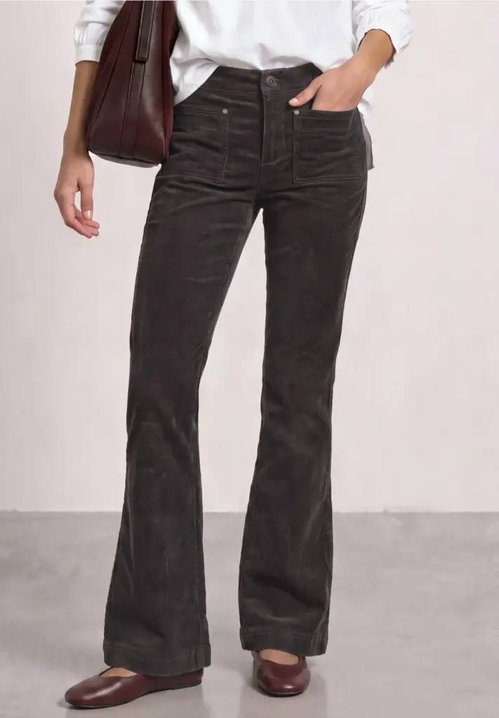 pantalon velour bootcut street one