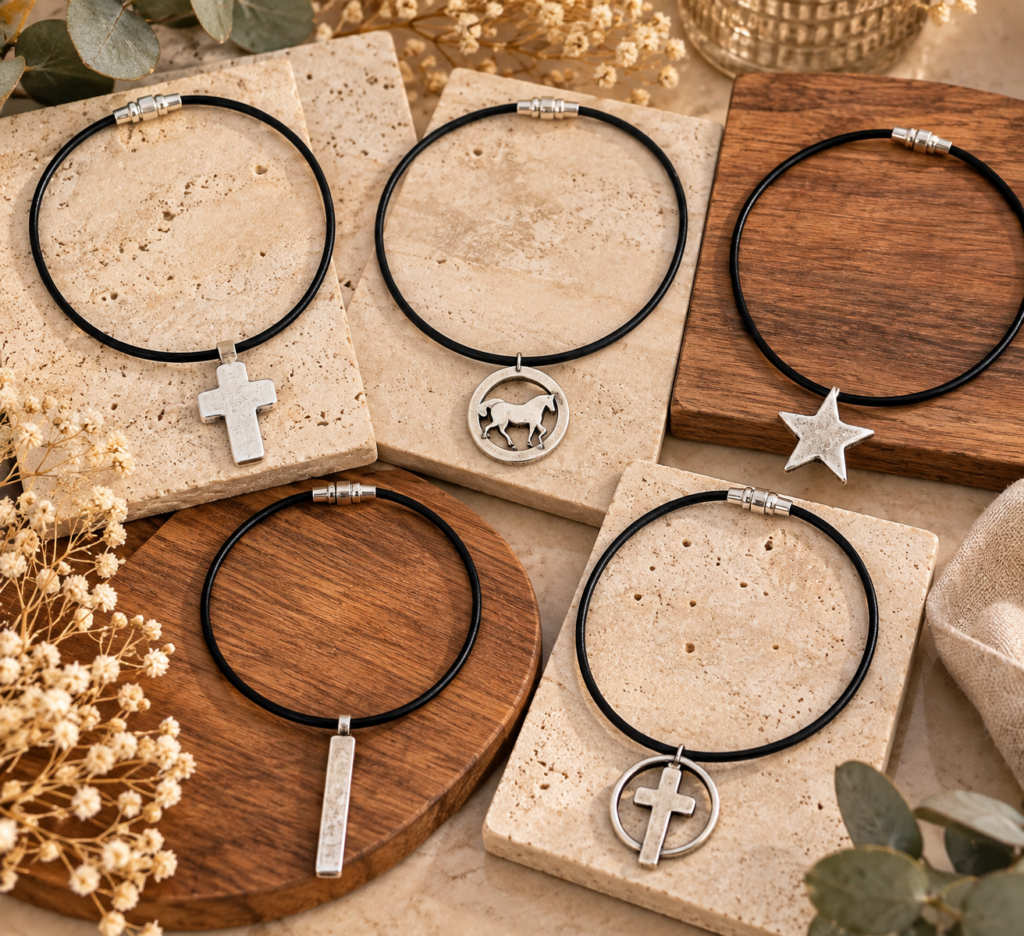 collier lien cuir secret de cuir