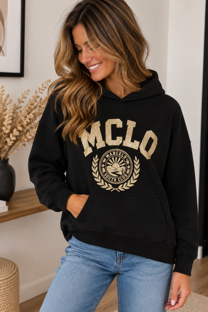 sweat a capuche dreamer noir marcello