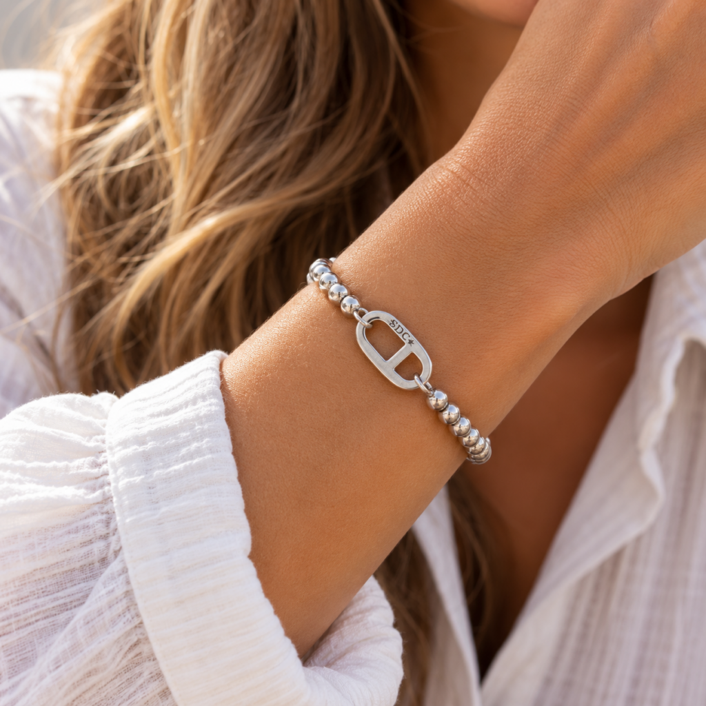 bracelet motif secret de cuir