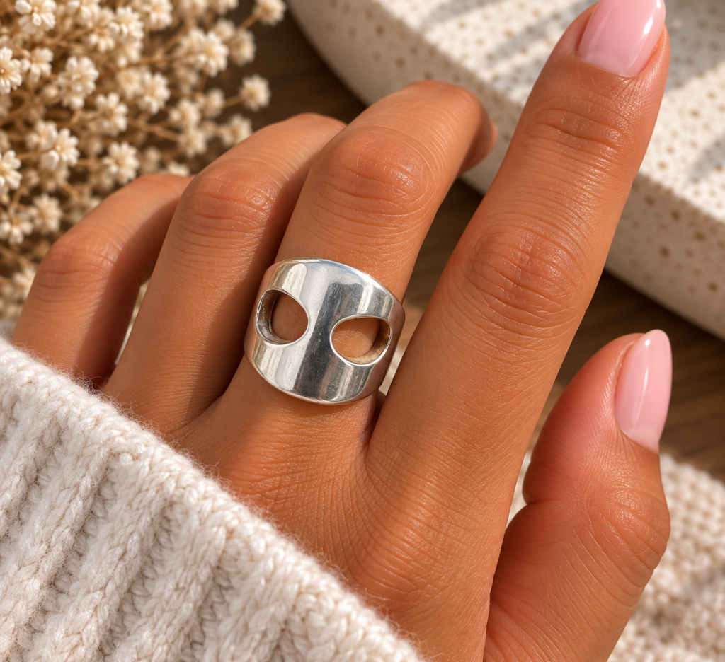 bague grain de cafÉ secret de cuir
