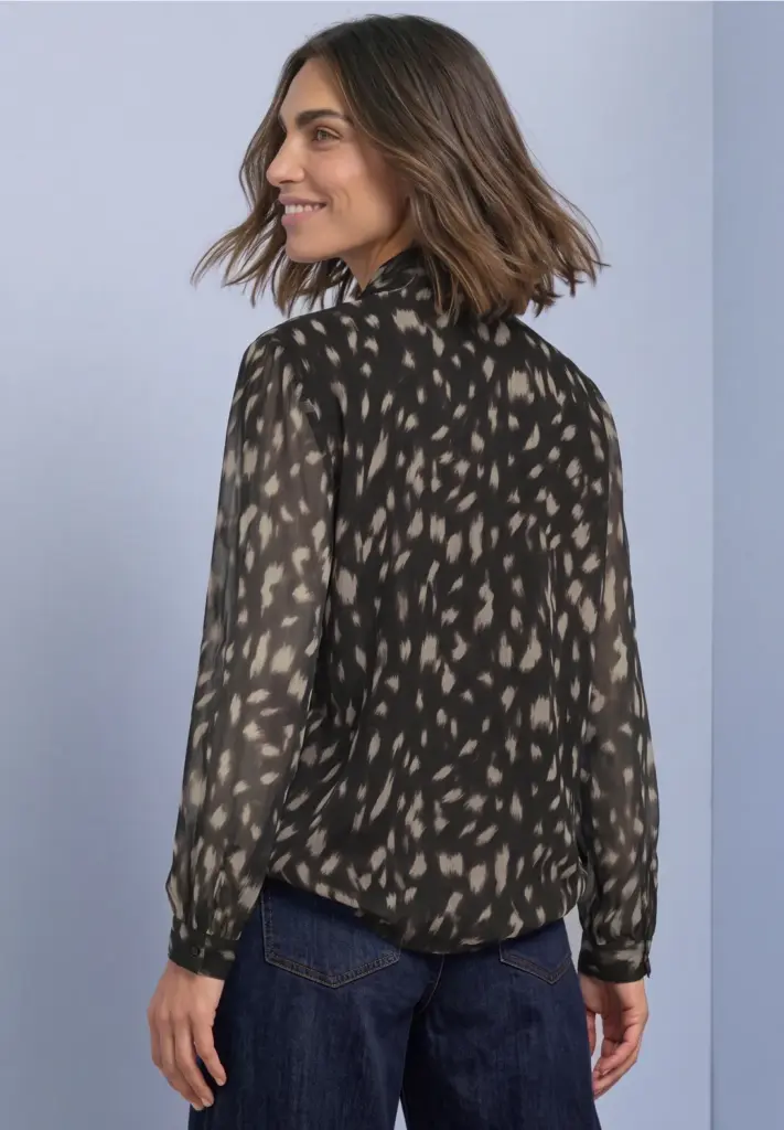 blouse voile tachetÉe street one