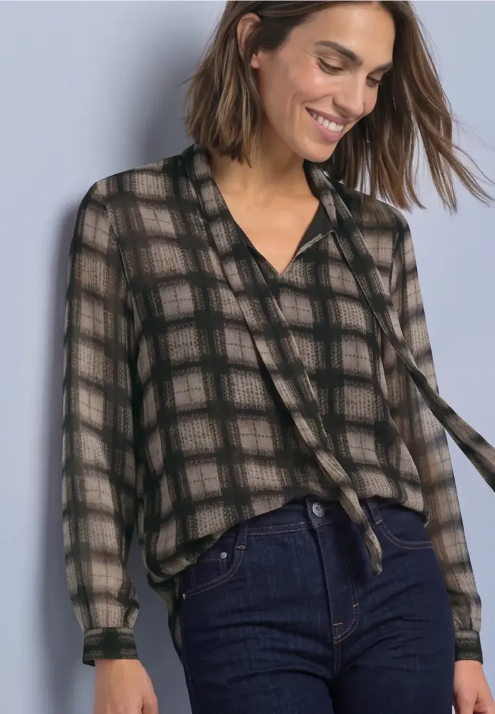 blouse a carreaux street one