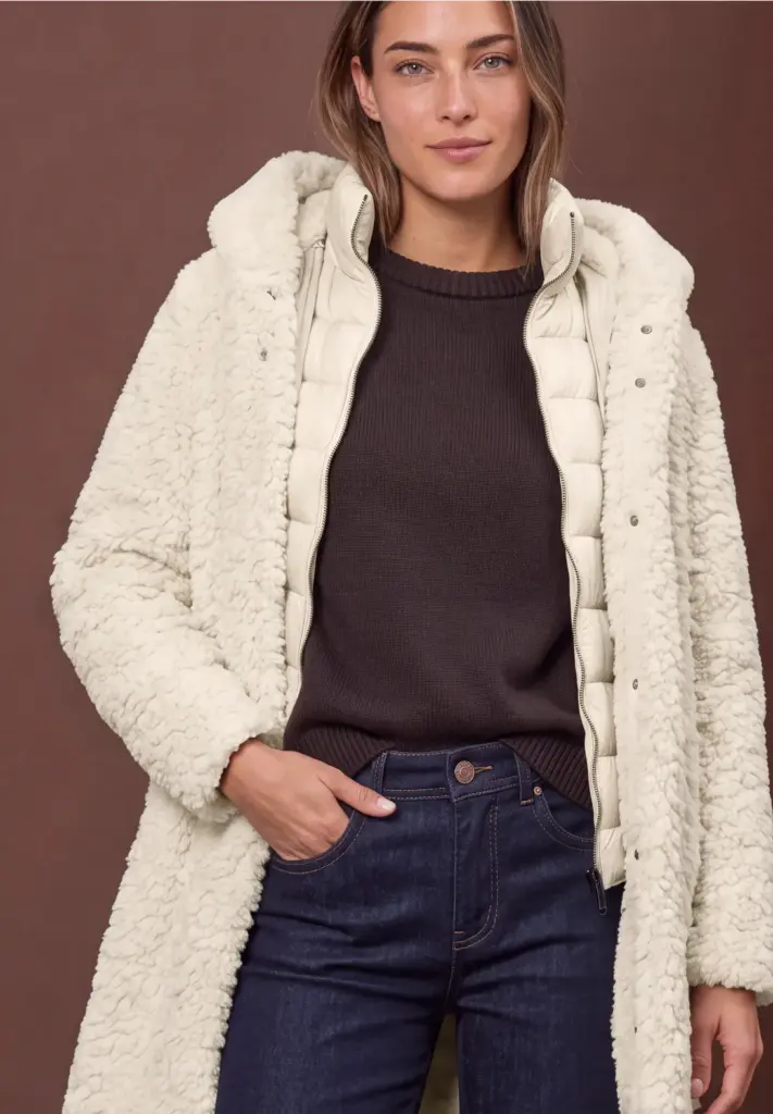 manteau teddy street one