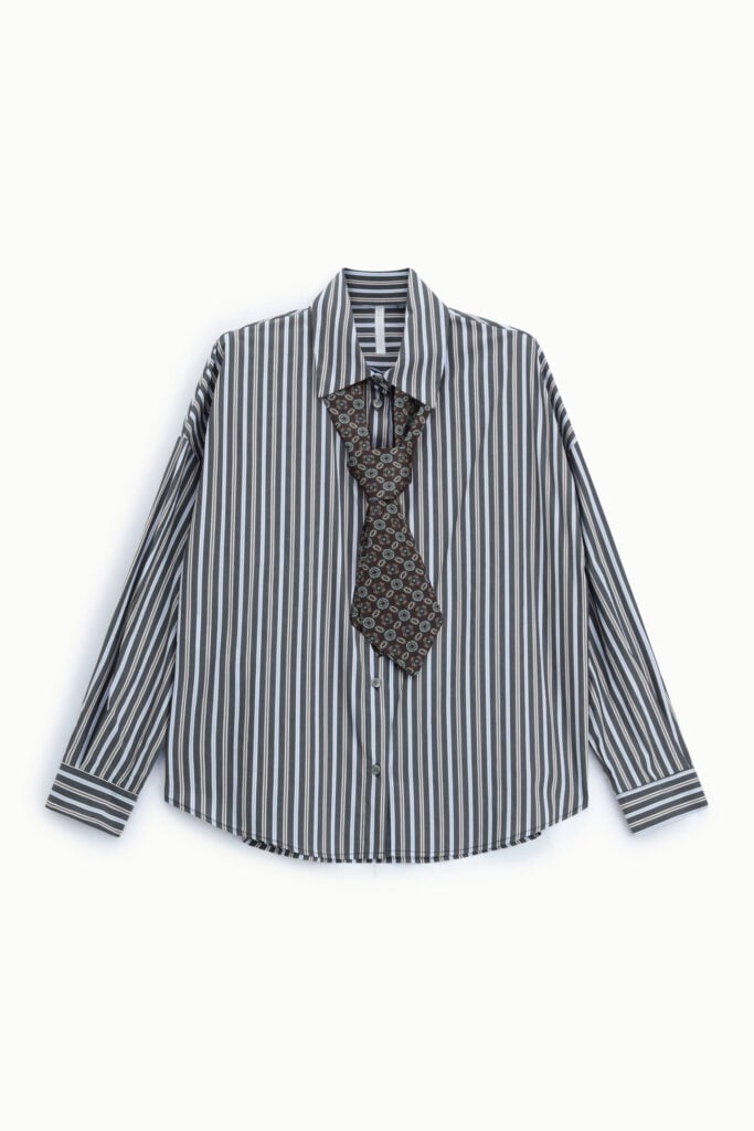 chemise a rayure et cravate imperial